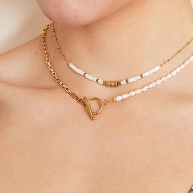 Collana in acciaio inossidabile h5 Immagine4
